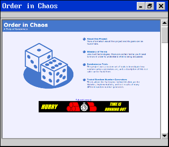 Order in Chaos